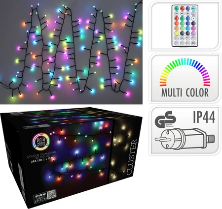 Clusterverlichting 396 LED 13m Colour Changing