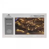 Clusterverlichting kerst 768 LED Timerfunctie 10m