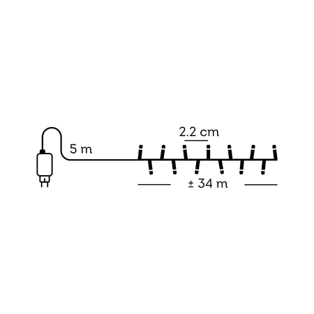 Lumineo Compactverlichting 1500 LED 34m SG