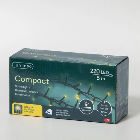 Lumineo Compactverlichting 220 LED 5m SG
