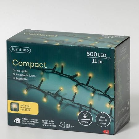 Lumineo Compactverlichting 500 LED 11m SG