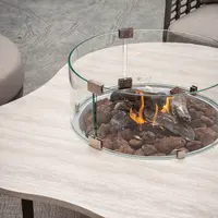 Cosi Cosiloft Novi Vuurtafel Espresso Brown / Stone Look