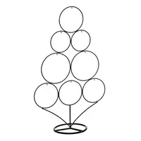 Decoratie Kerstboom Metaal H.58cm Zwart