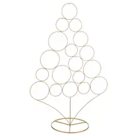 Decoratie Kerstboom Metaal H.95cm Goud