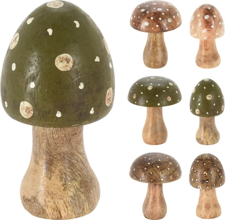 Decoratie Paddenstoel 10cm Assorti 1st