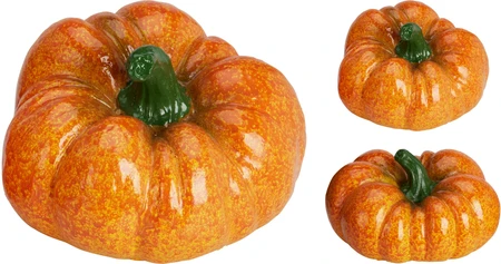 Decoratie Pompoen Oranje 12,5cm Assorti 1st