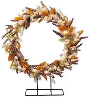 Decoratie Ring op Standaard Metaal Zwart Ø38cm
