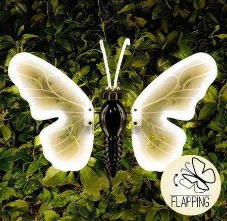 Decoratie Vlinder LED Bewegend 80cm