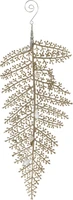 Decoratieblad Clip Glitter Goud 25cm Assorti 1st