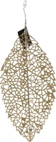 Decoratieblad Clip Glitter Goud 25cm Assorti 1st