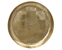 Decoratiebord Metaal Goud 50x50cm