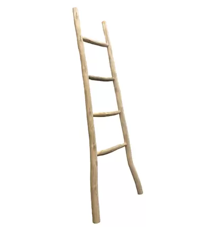 Decoratie Ladder Teakhout 160cm