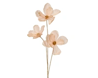 Decoratietak Magnolia Glitter Perzik 74cm