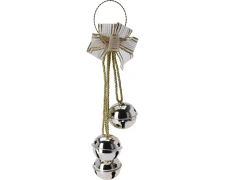 Deurhanger Kerstbellen Goud 44,5cm