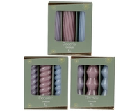Dinerkaars 12cm Set van 3 Assorti 1st