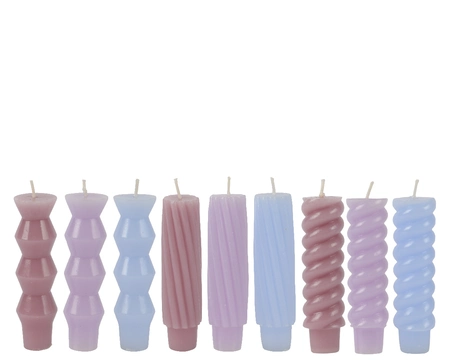 Dinerkaars 12cm Set van 3 Assorti 1st