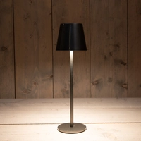 Draadloze Tafellamp Mat Zwart 36cm