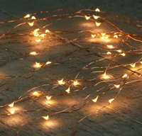 Draadverlichting Cascade Koper 100 LED 10x1m