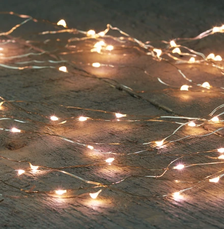 Draadverlichting Cascade Zilver 100 LED 10x1m