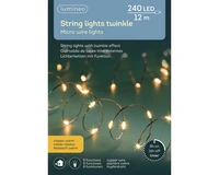 Draadverlichting Koper 240 LED 12m CW
