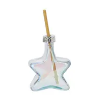 Drinkglas Kerstster met Rietje Parelmoer