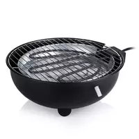 Elektrische Barbecue Ø31cm zwart