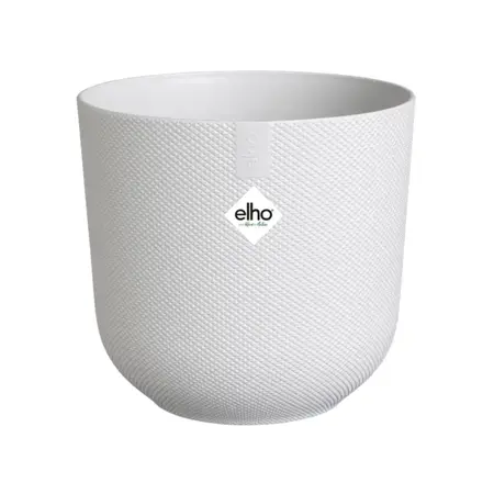 Elho Bloempot Jazz Rond Zijdewit Ø19cm