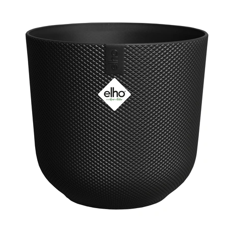 Elho Bloempot Jazz Rond Zwart Ø19cm 