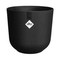 Elho Bloempot Jazz Rond Zwart Ø19cm 
