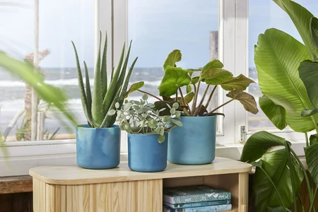 Elho Bloempot Rond Atlantisch Blauw Ø14cm