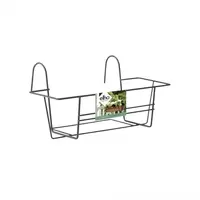 ELHO Green Basics Balkonrek Metaal Zwart 80cm