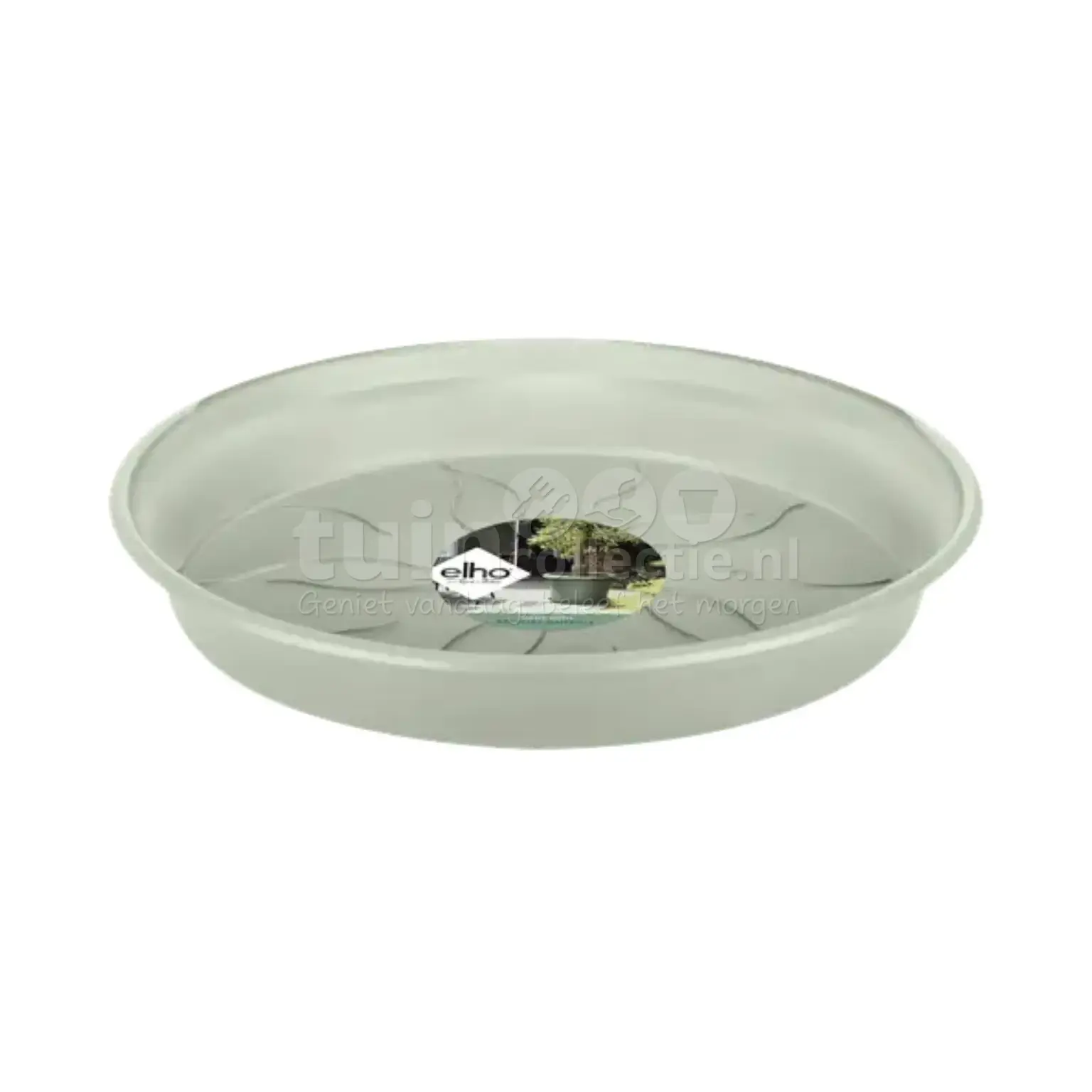 Elho Green Basics Plantenschotel Steengroen Ø29cm