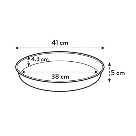 Elho Loft Urban Plantenschotel Zijdewit Ø41cm
