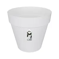 Elho Loft Urban Rond Wit Ø39cm met wielen