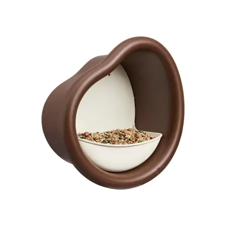 Elho Voederhuis Organic 25cm Kastanje Bruin
