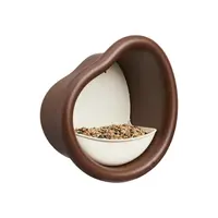 Elho Voederhuis Organic 25cm Kastanje Bruin