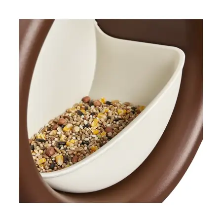 Elho Voederhuis Organic 25cm Kastanje Bruin