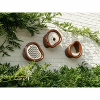 Elho Vogelhuis Organic 25cm Kastanje Bruin