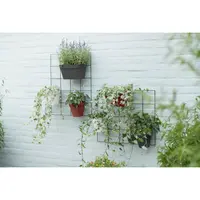 Elho Wandrek Loft Urban Green Wall Zwart 59cm
