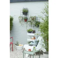 Elho Wandrek Loft Urban Green Wall Zwart 59cm