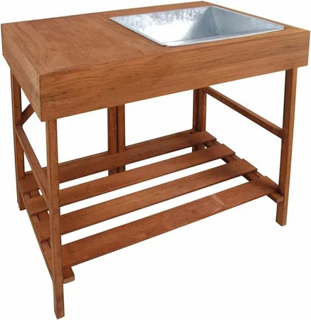 Esschert Design Oppottafel Hardhout