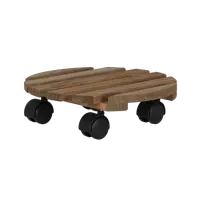 Esschert Design Plantentrolley Bruin Ø29cm