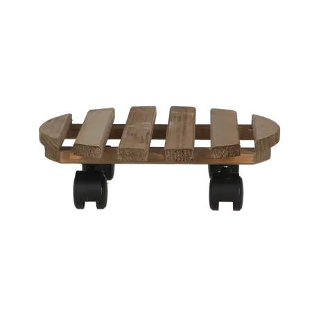 Esschert Design Plantentrolley Bruin Ø29cm