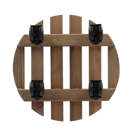 Esschert Design Plantentrolley Bruin Ø29cm