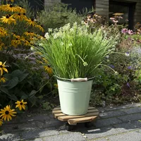 Esschert Design Plantentrolley Bruin Ø29cm