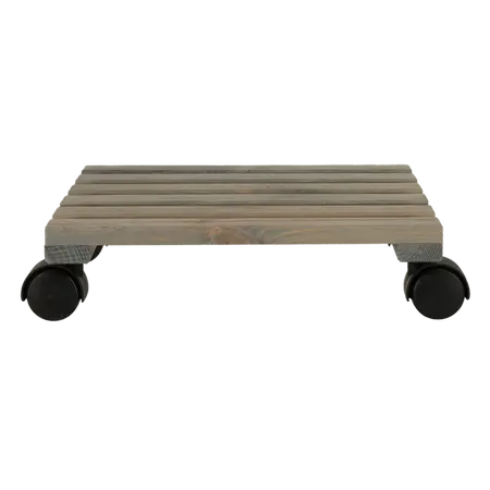 Esschert Design Plantentrolley Grijs 29x29cm