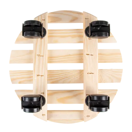 Esschert Design Plantentrolley Naturel Ø29cm