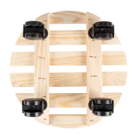 Esschert Design Plantentrolley Naturel Ø29cm