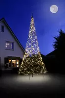 Fairybell LED Kerstboom 600cm 1200 LED Complete Set met Masthouder