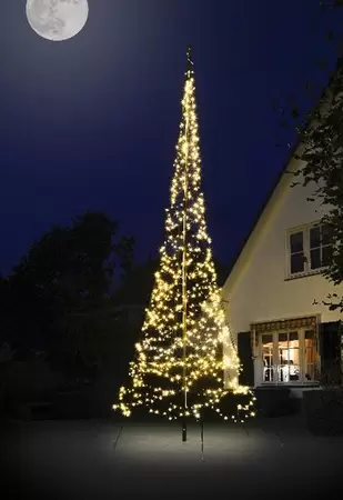 Fairybell LED Kerstboom 600cm 900 LED Complete Set met Masthouder